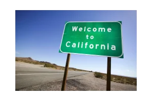 Image of California sign
